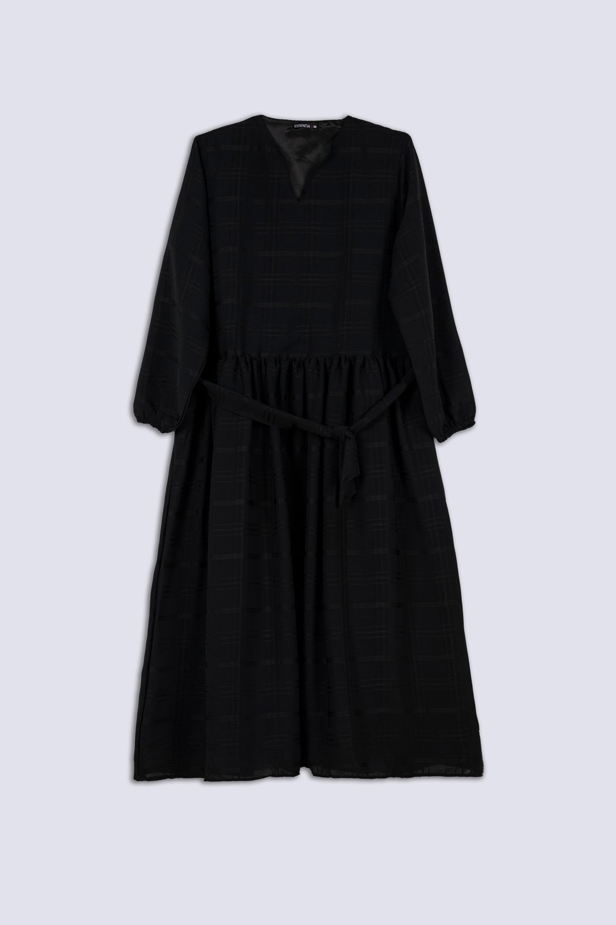 Black Ladies Pleated Top