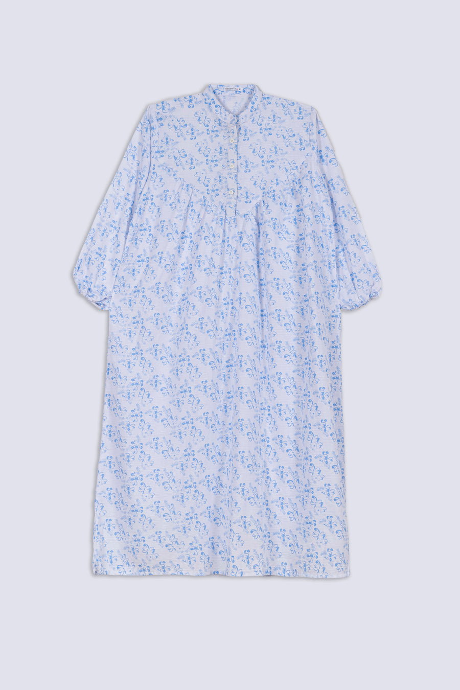 Blue & White Floral Ladies Top