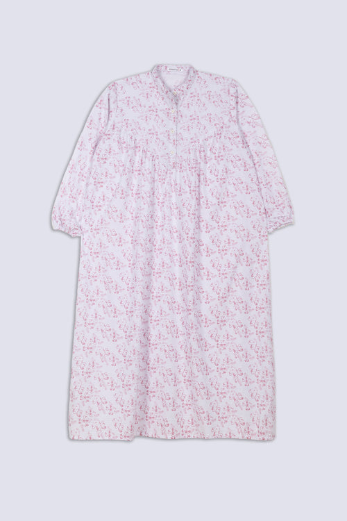 White Floral Ladies Top