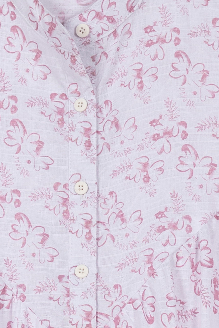 White Floral Ladies Top