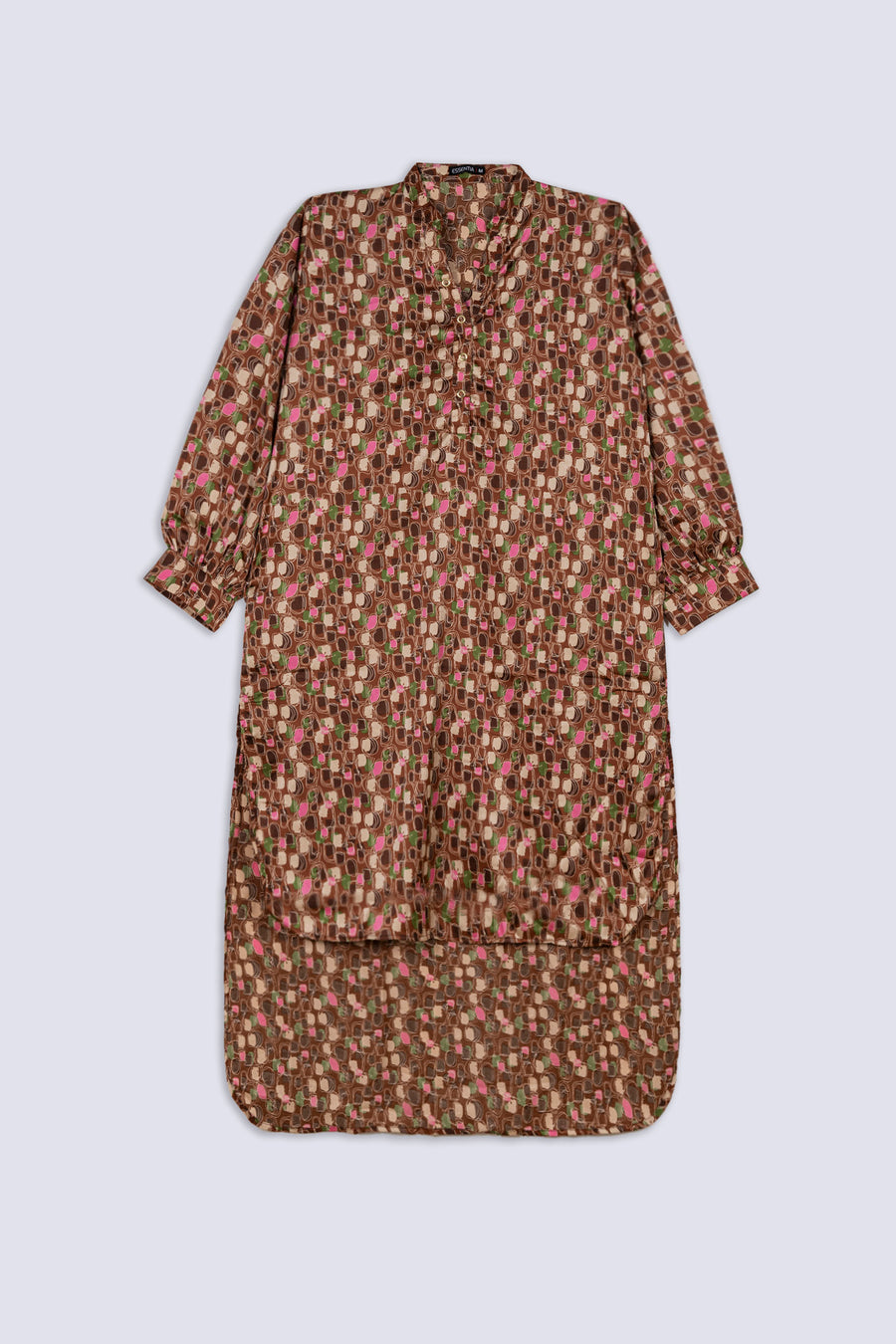 Brown Printed Ladies Top