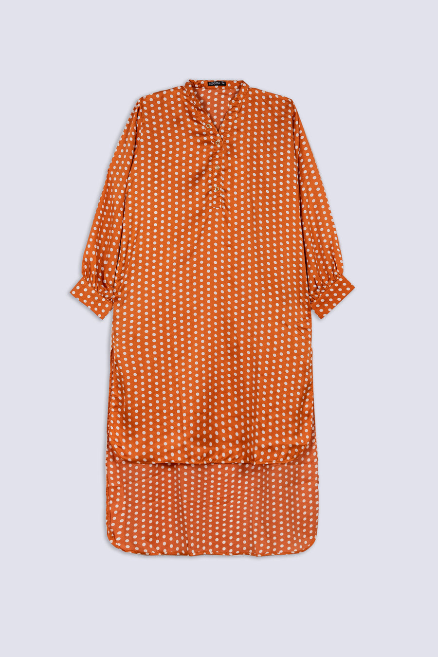 Orange Polka Dots Ladies Top