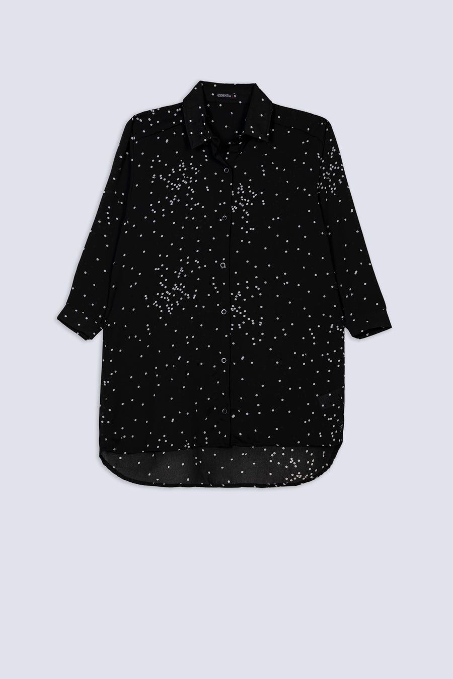 Black Polka Dots Ladies Top