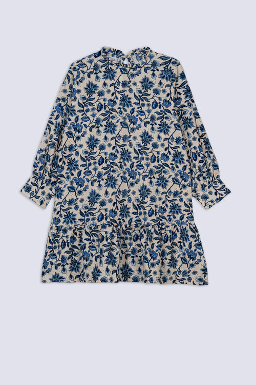 White Floral Ladies Top
