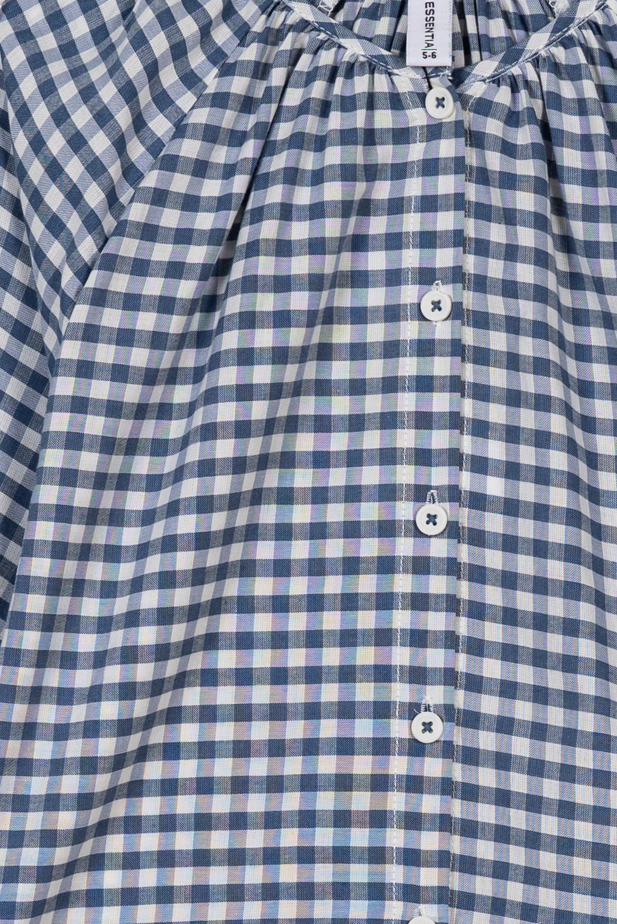 Girl's Bonpoint Checkered Top
