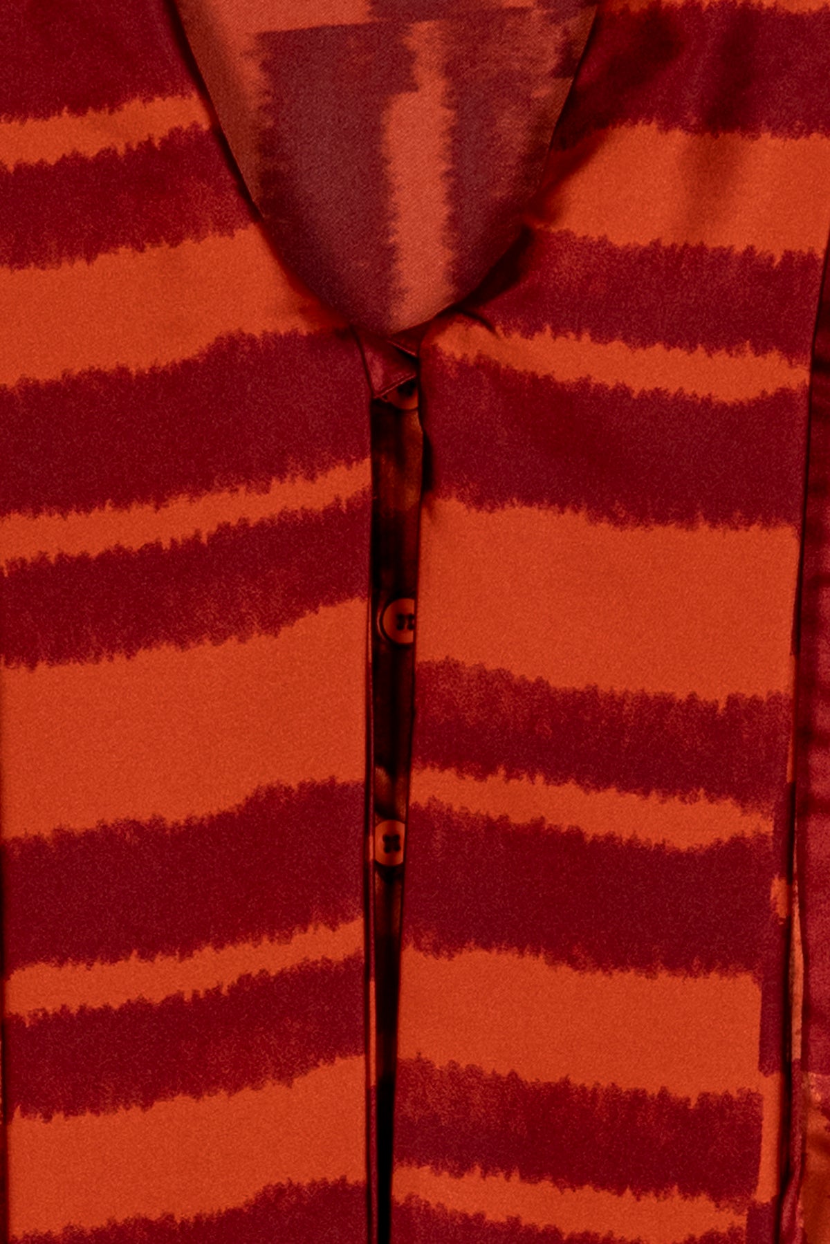 Rust Stripe Ladies Overlay Top