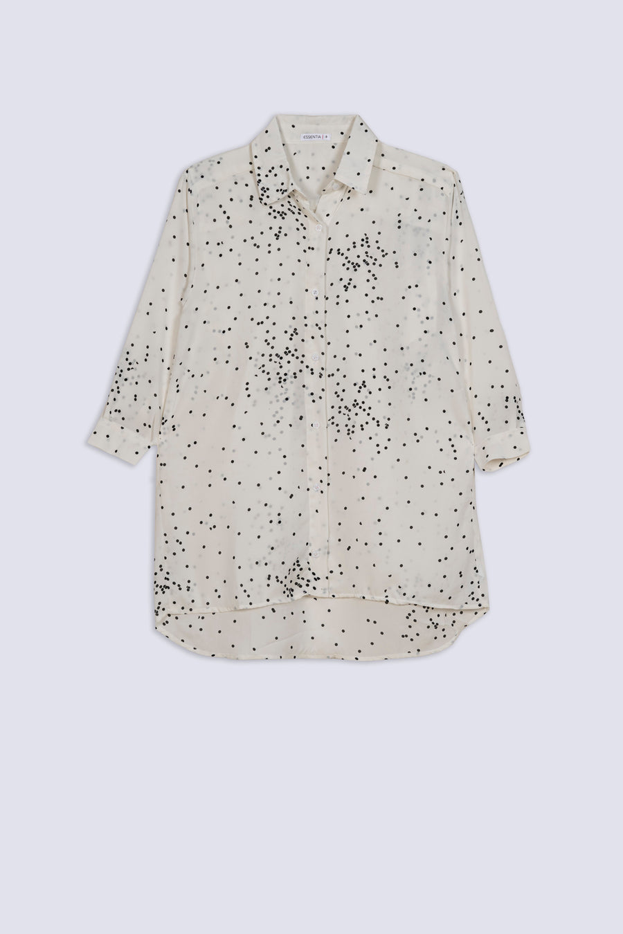 White Polka Dots Ladies Top