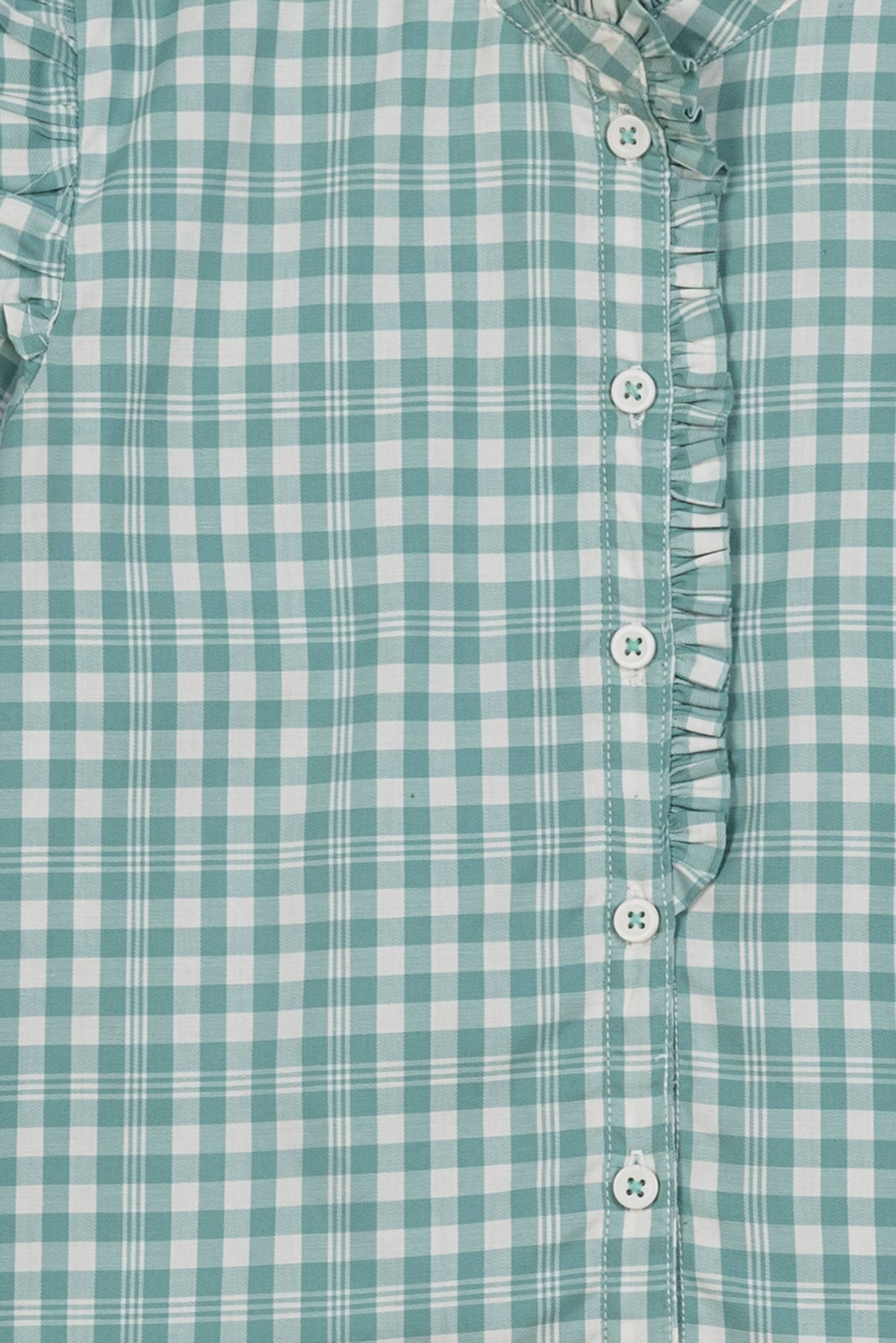 Pastel Picnic Ruffle Girl's Top
