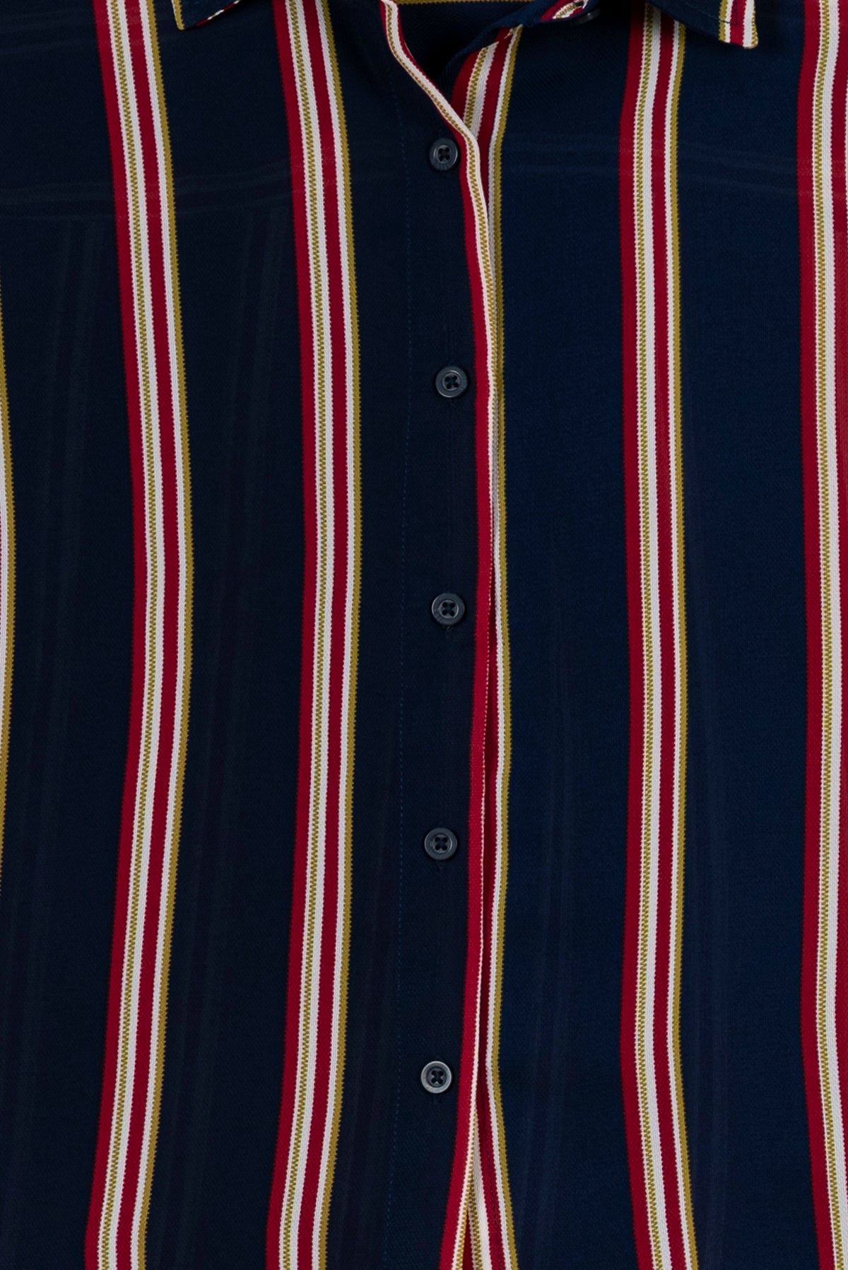 Navy Candy Stripe Top