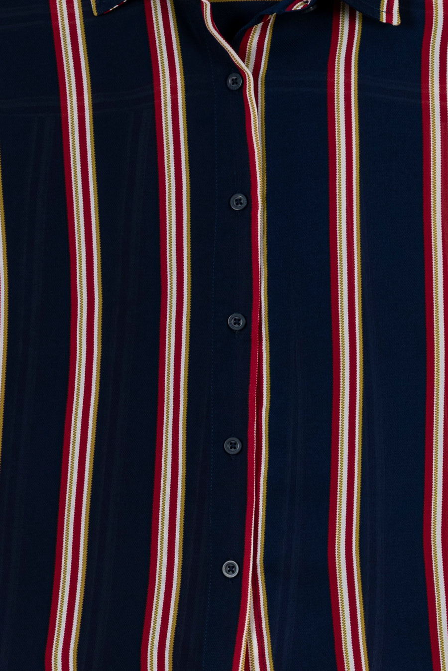 Navy Candy Stripe Top