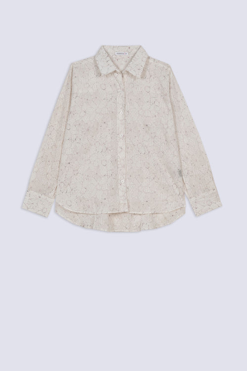 Textured Abstract Printed Shirt