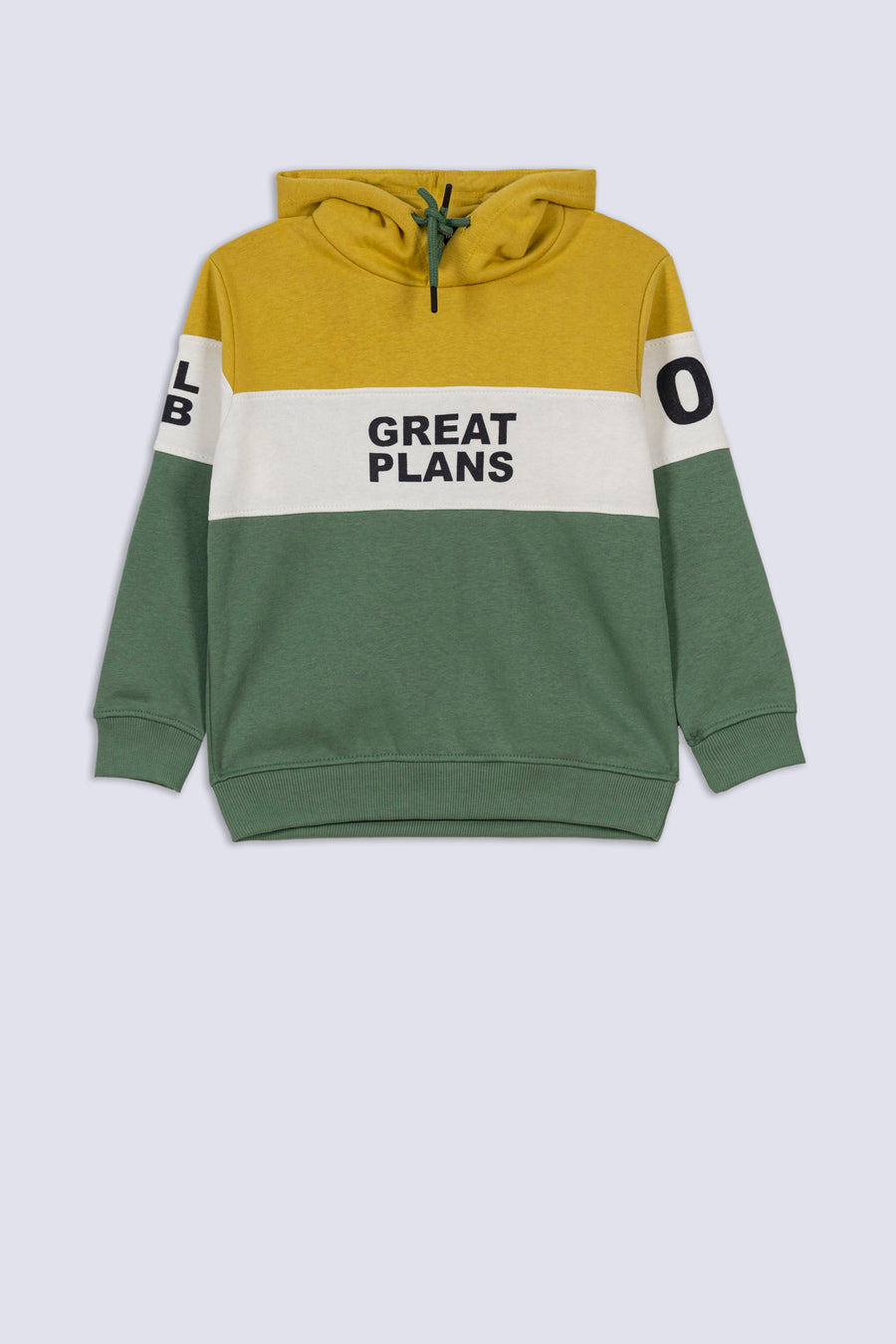Plan Ahead Panelled Boys' Hoodie
