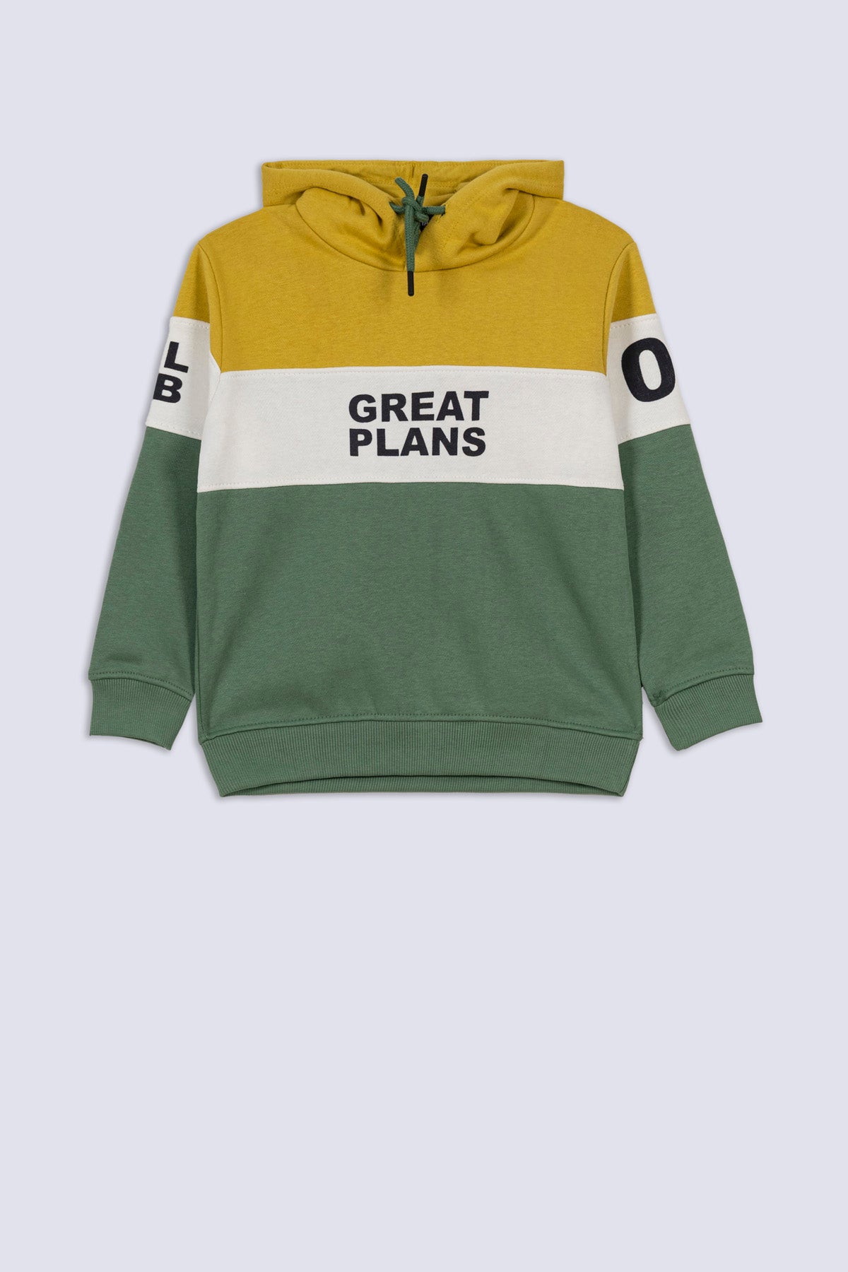 Plan Ahead Panelled Boys' Hoodie