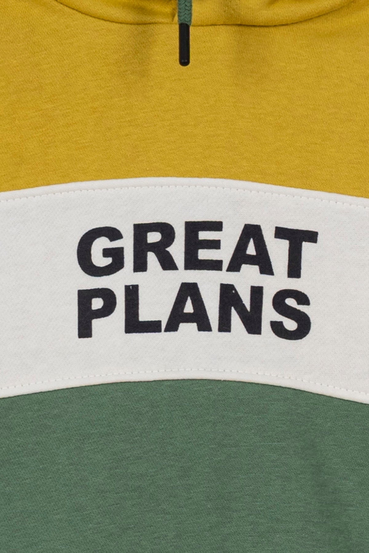 Plan Ahead Panelled Boys' Hoodie