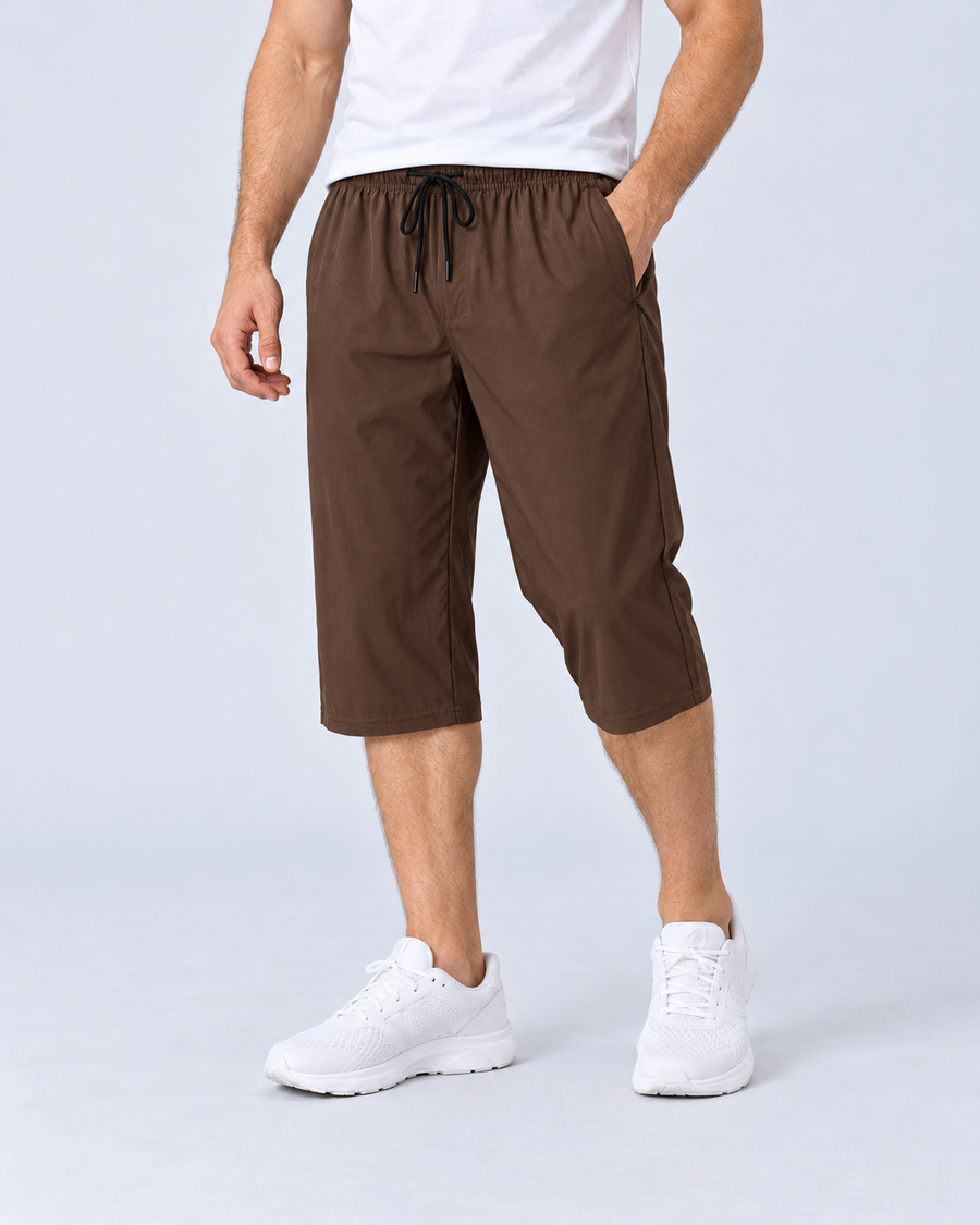 Trail Fit Men's Short (BRN) - pose 2