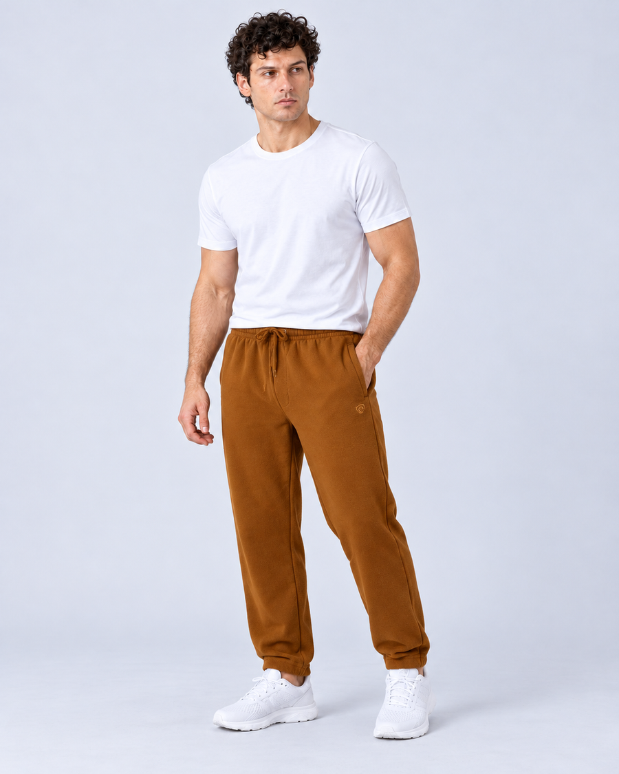 Classic Winter Fleece Men's Trouser (CML) - pose 2