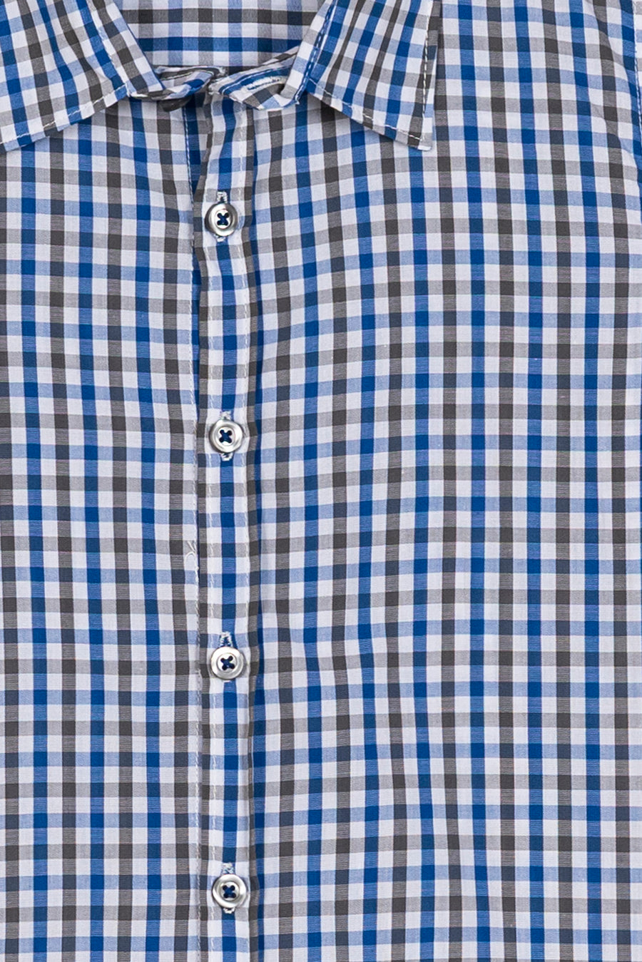 Boys' Modern Grid Check Shirt