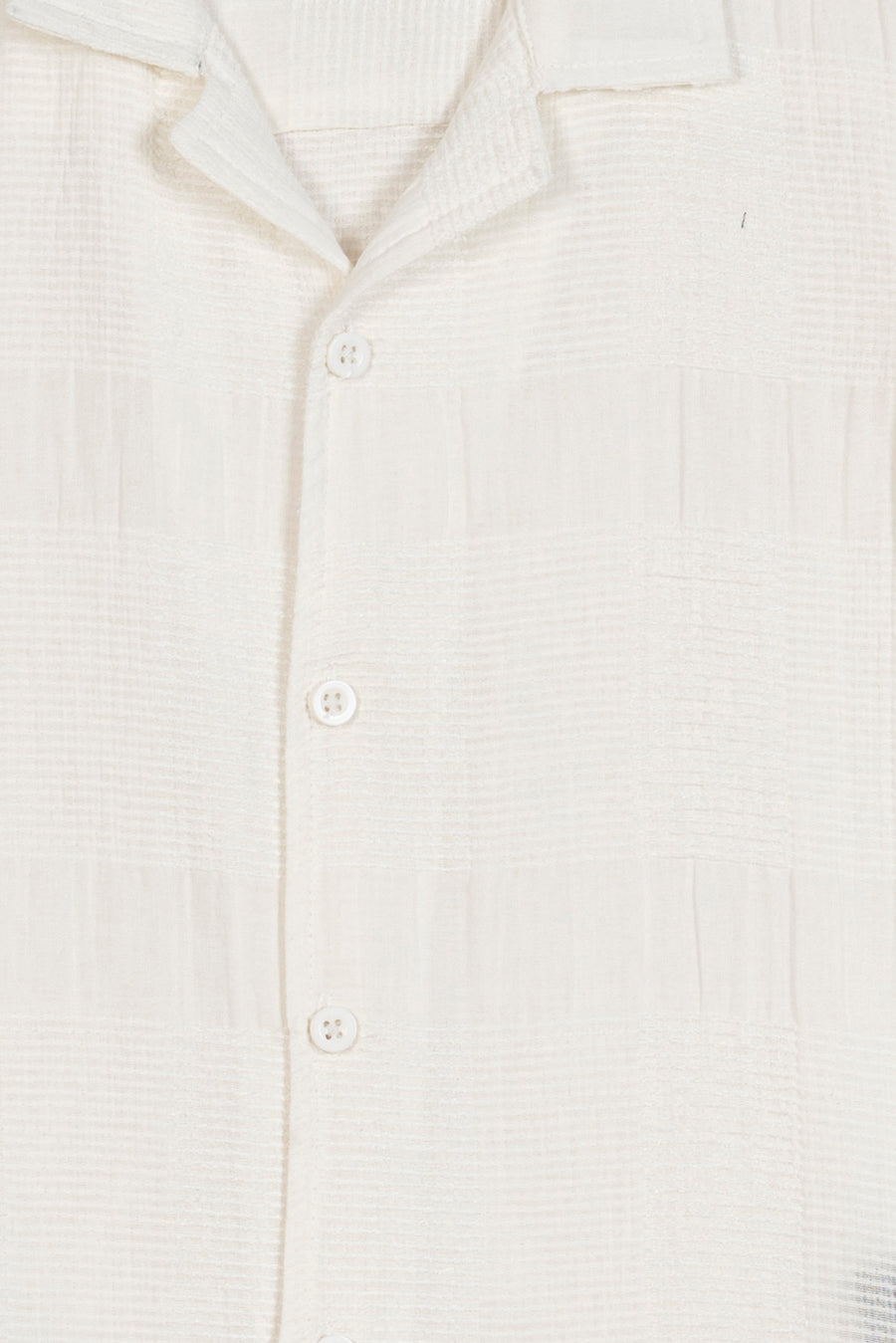 Boy's Jacquard Cuban Collar Shirt