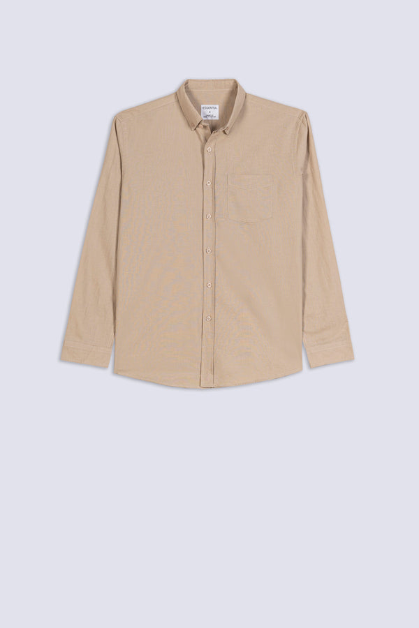 Men's Skin Linen Button-Down Shirt