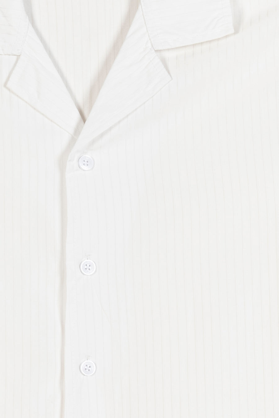 Men's Pinstripe Camp Collar Shirt