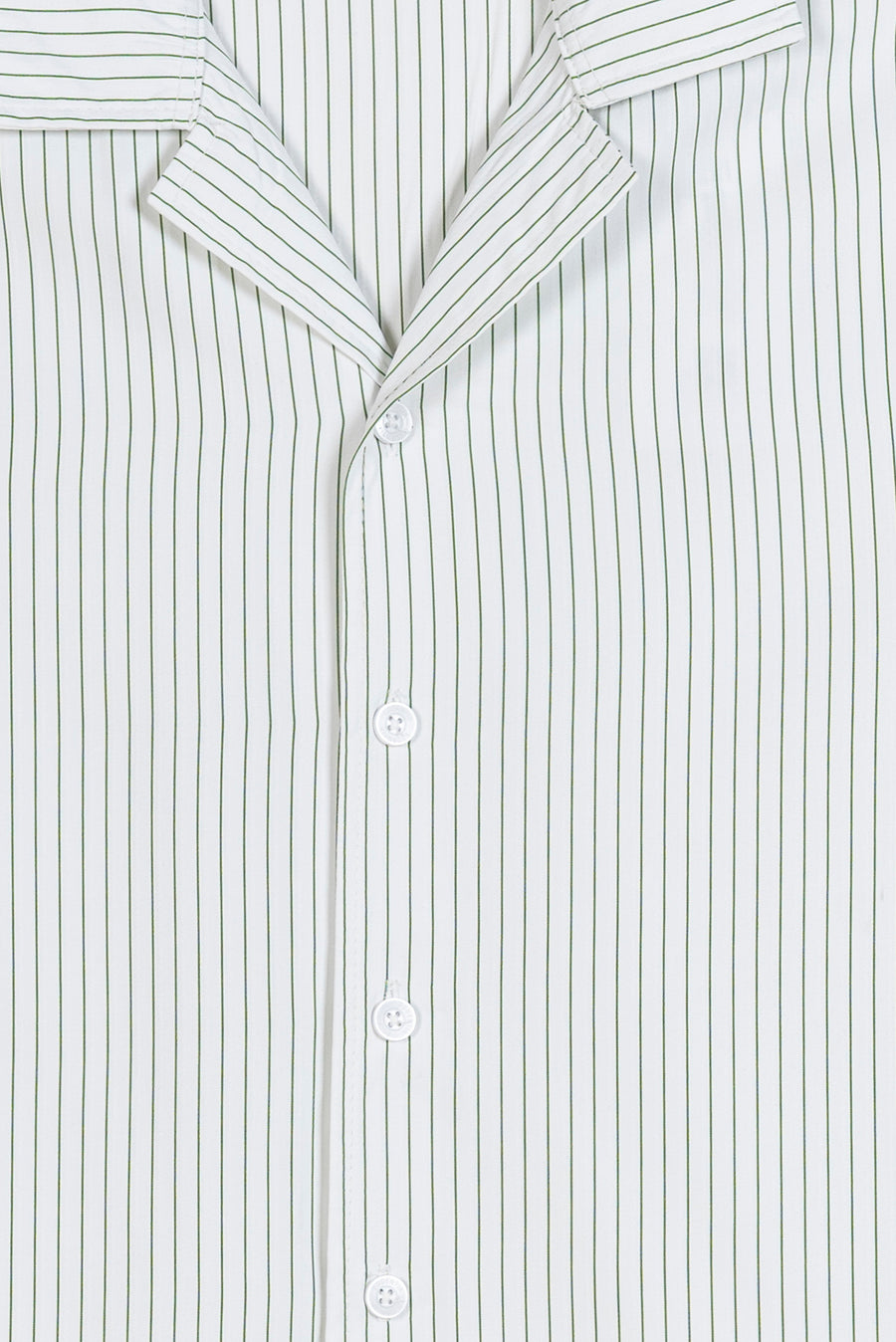 Men's Pinstripe Camp Collar Shirt