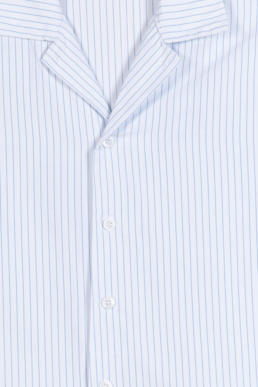 Men's Pinstripe Camp Collar Shirt