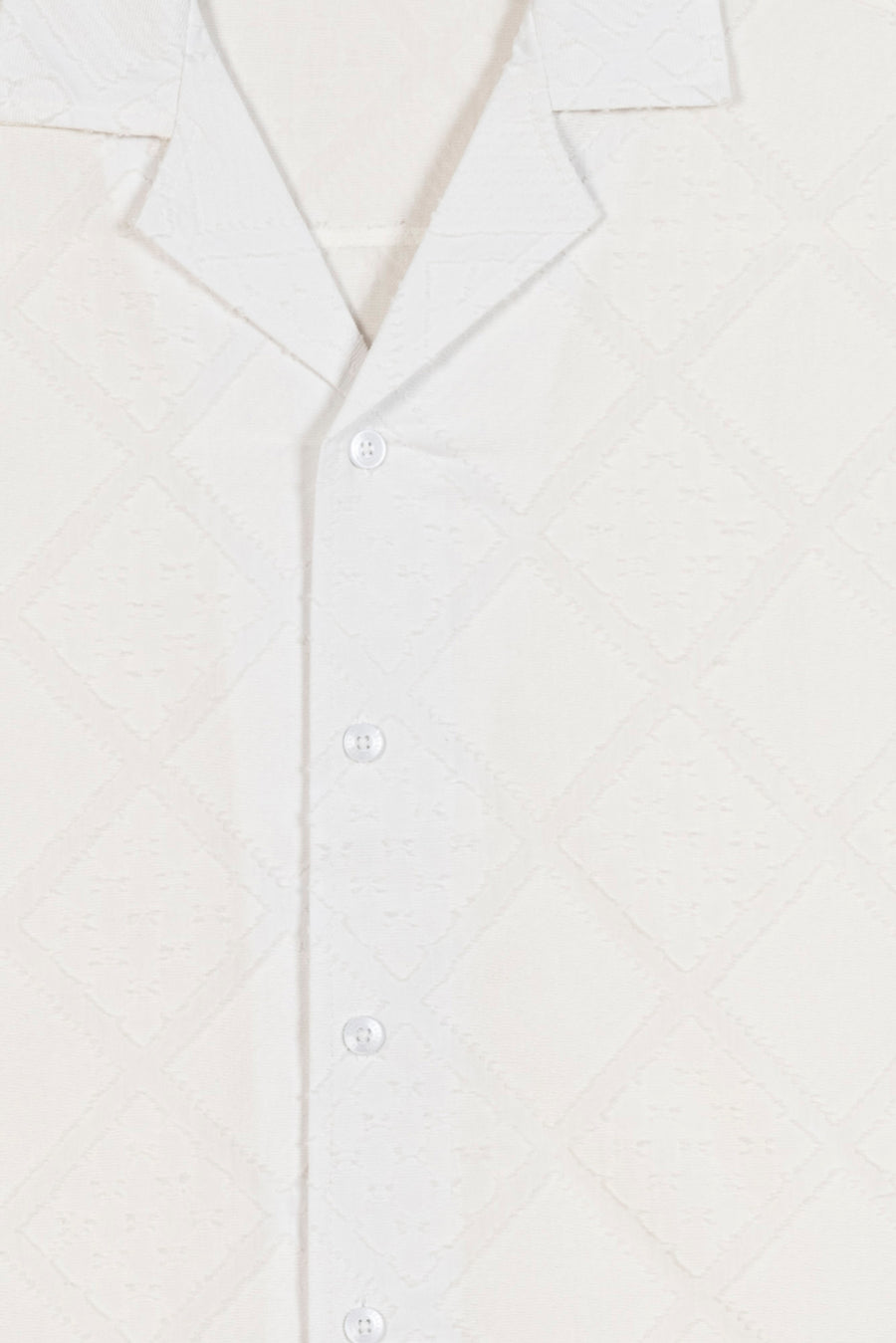 Men's Lattice Textured Casual Shirt