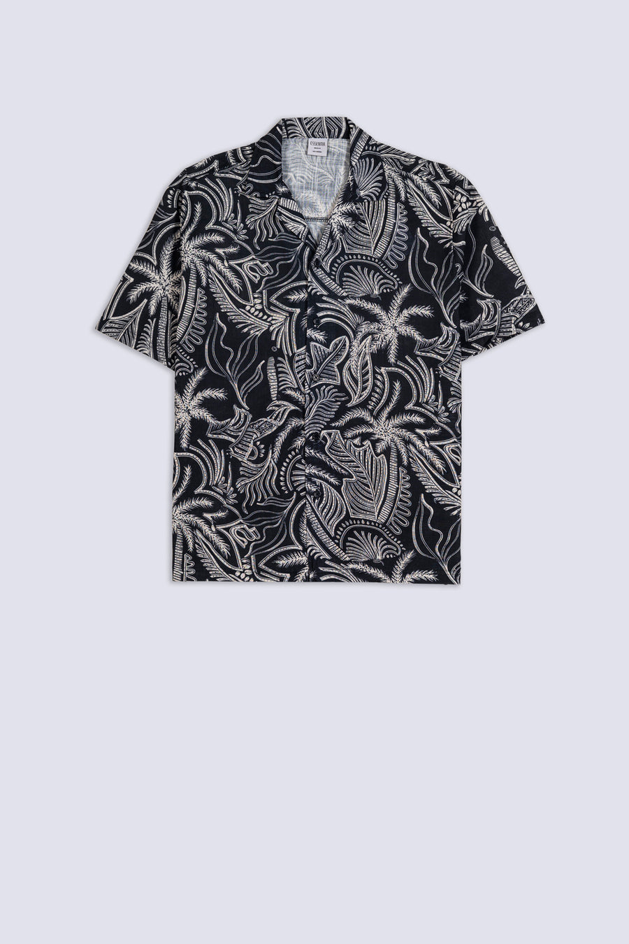 Men's Palm Print Casual Shirt