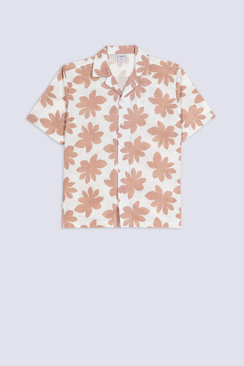 Men's Sandstone Flora Casual Shirt