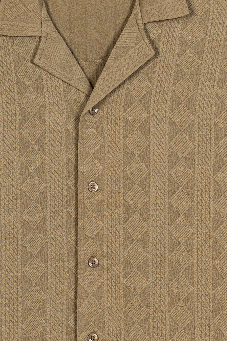 Men's Jacquard Knit Causal Shirt