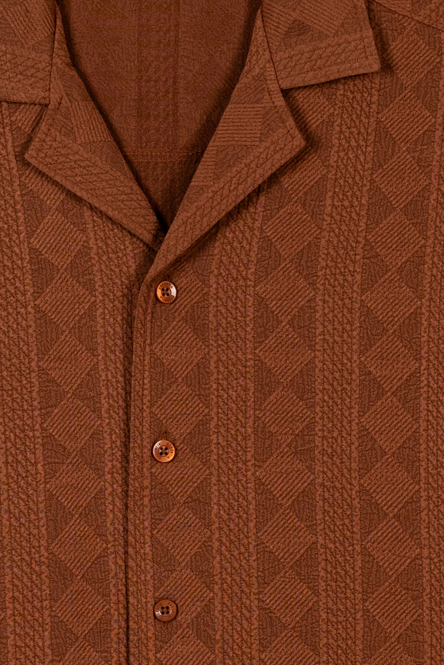 Men's Jacquard Knit Causal Shirt