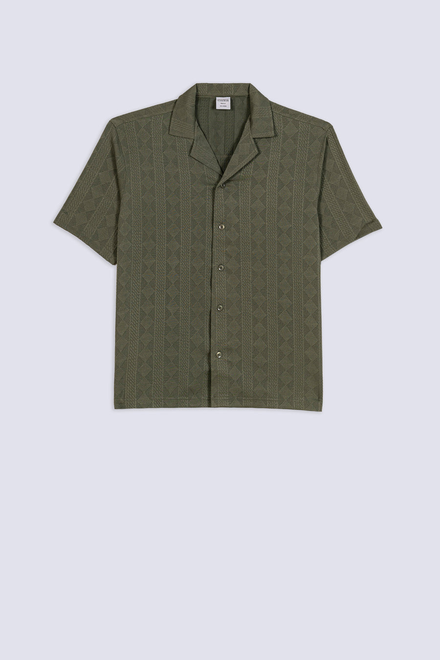 Men's Jacquard Knit Causal Shirt