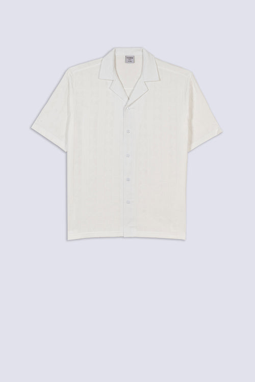 Men's Jacquard Knit Causal Shirt