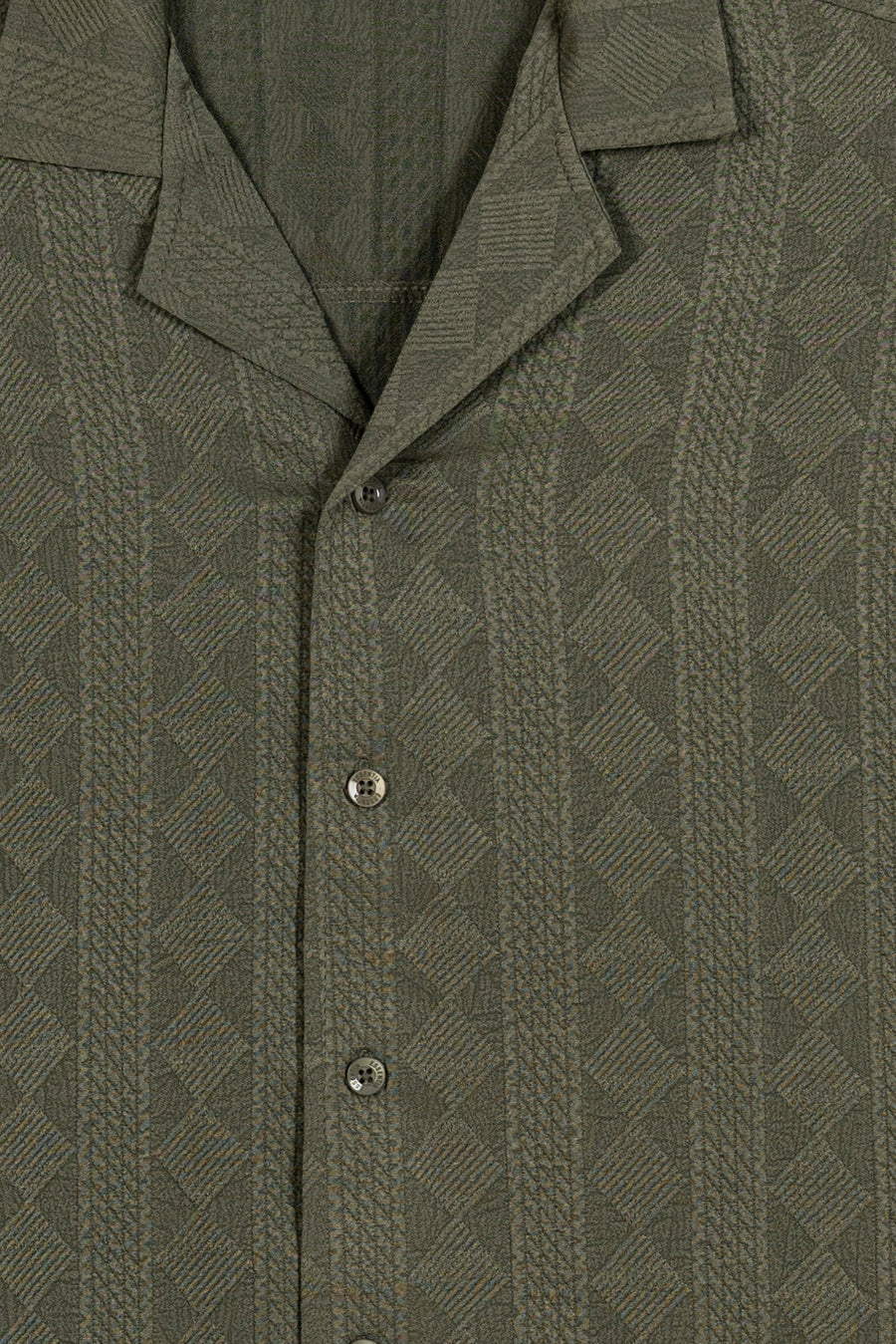 Men's Jacquard Knit Causal Shirt