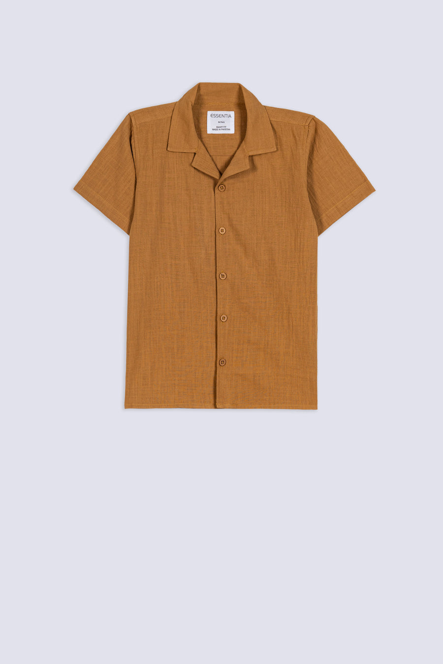 Boy's Slub Texture Casual Shirt