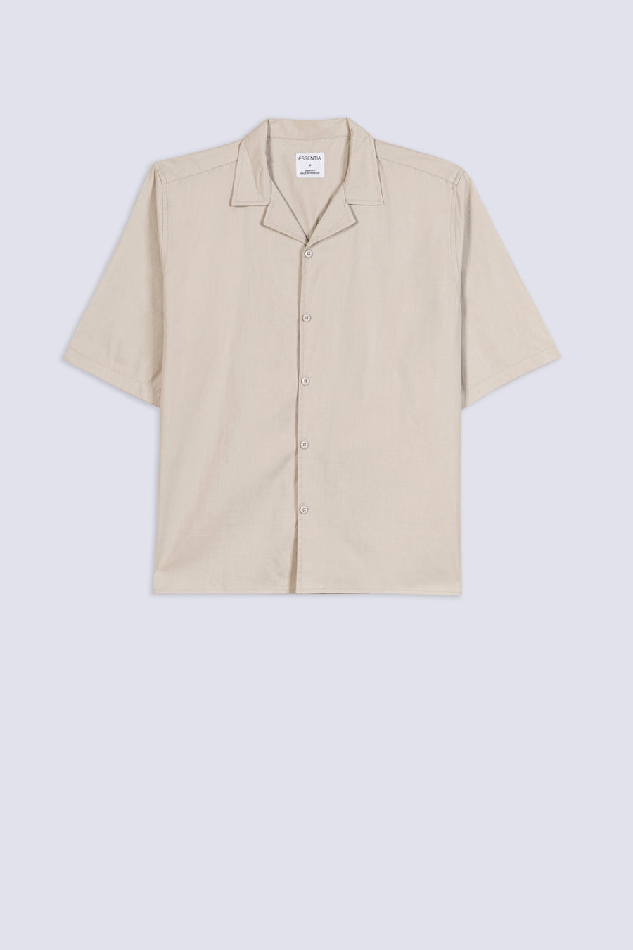 Men's Plain Cuban Collar Shirt