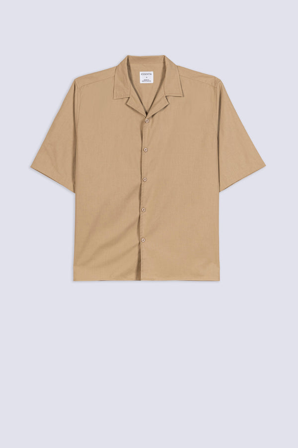 Men's Plain Cuban Collar Shirt