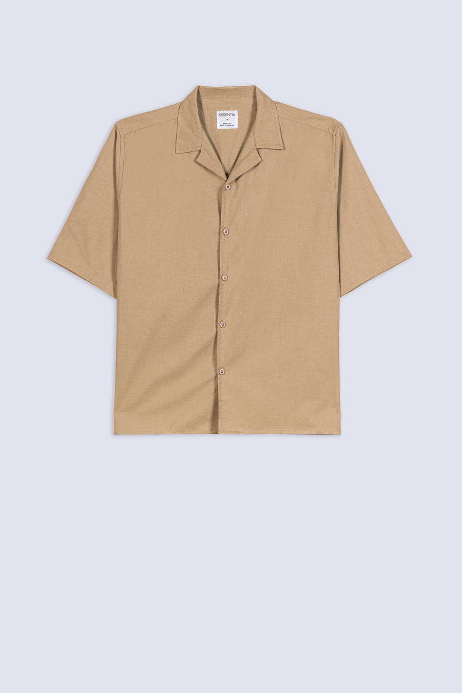 Men's Plain Cuban Collar Shirt