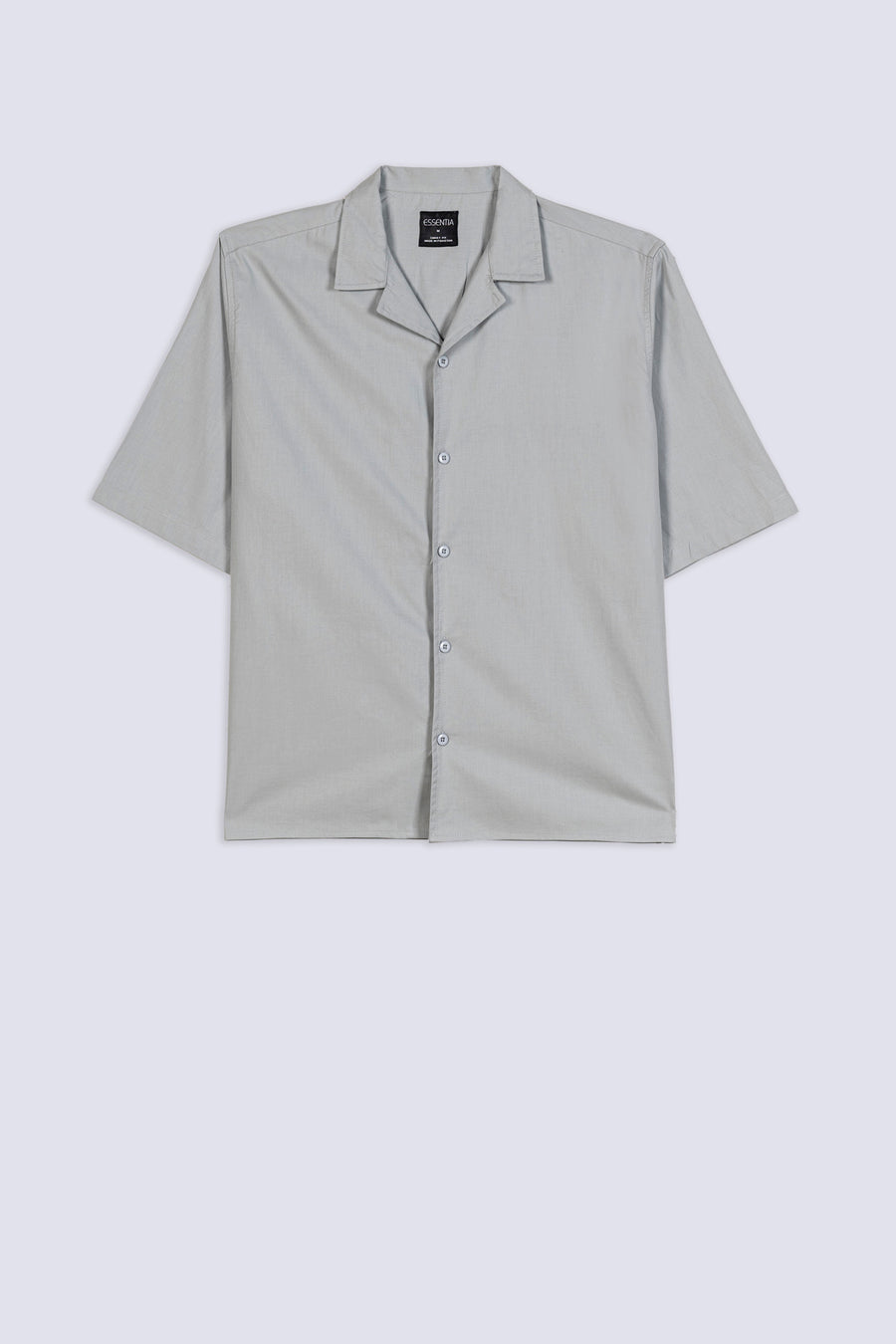Men's Plain Cuban Collar Shirt