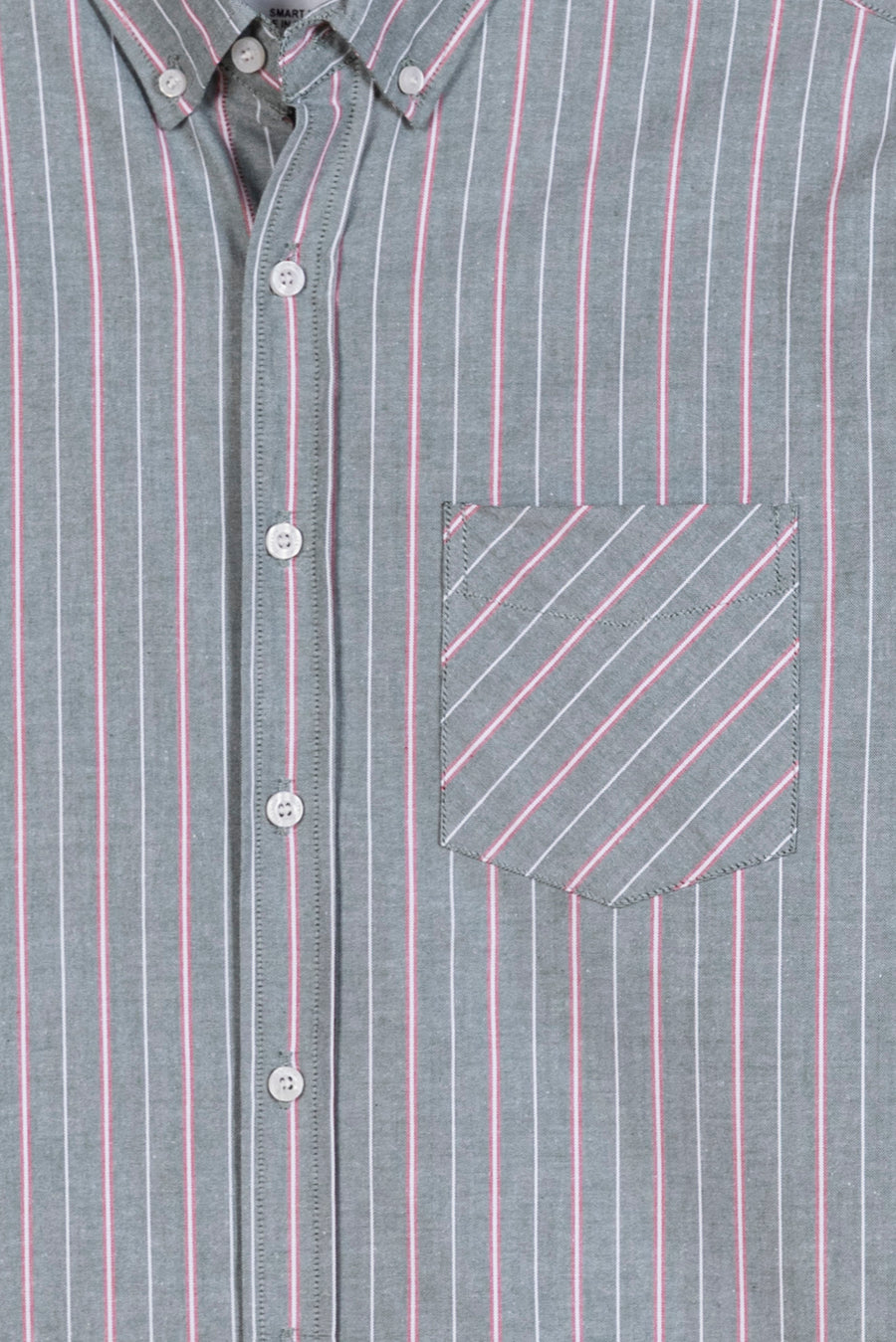 Men's Striped Oxford Casual Shirt