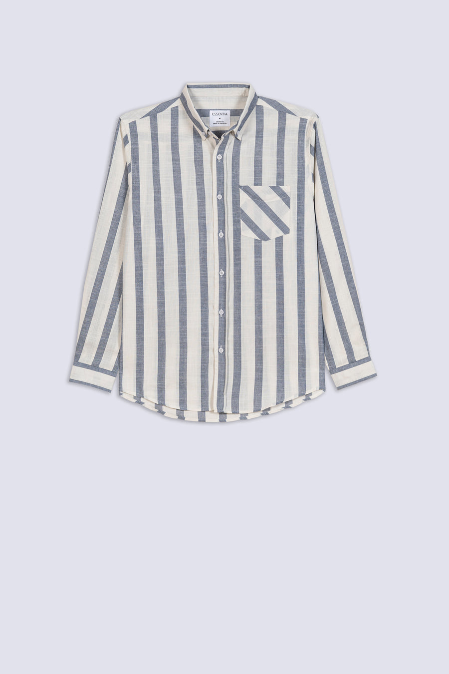 Men's Awning Stripe Casual Shirt