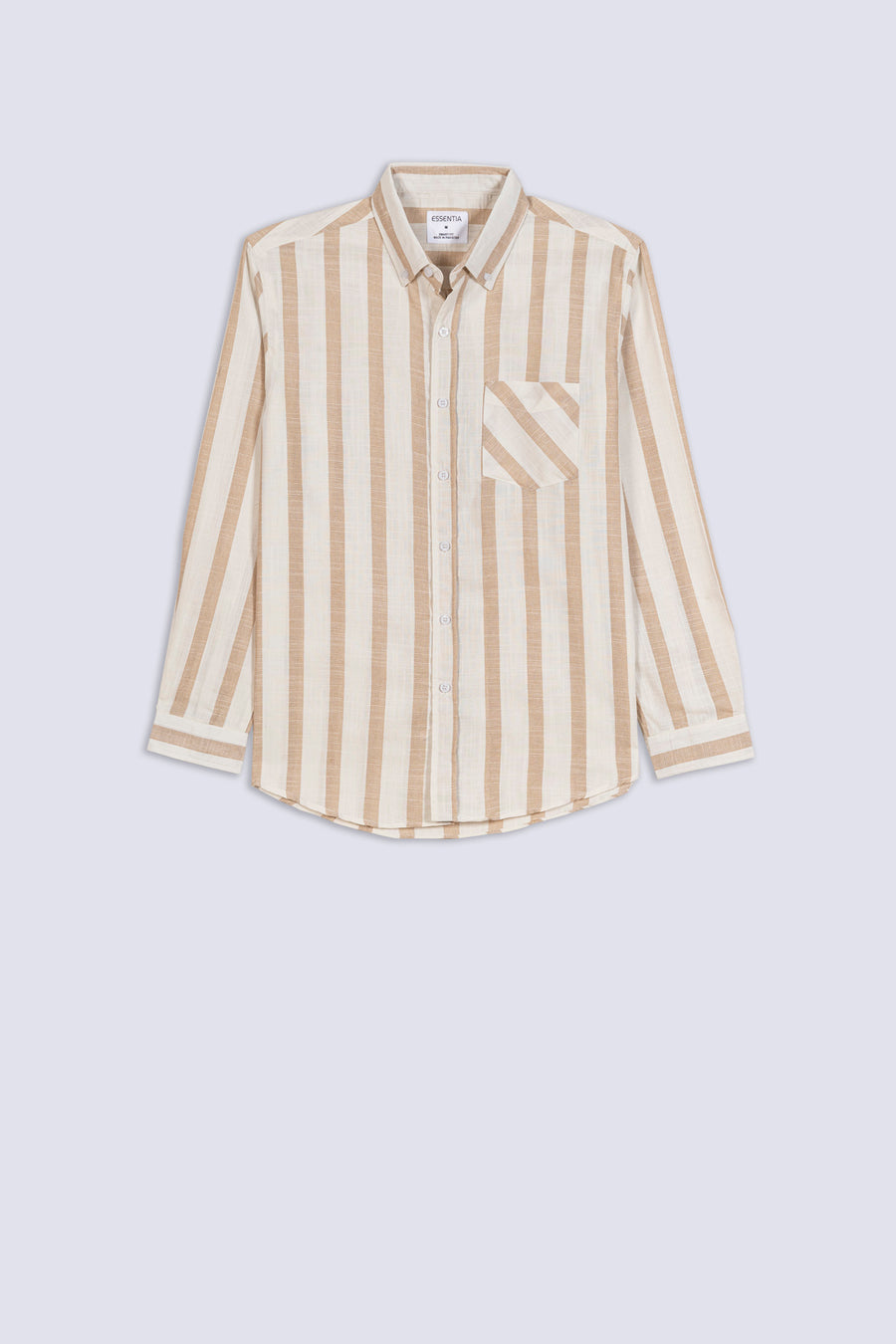 Men's Awning Stripe Casual Shirt