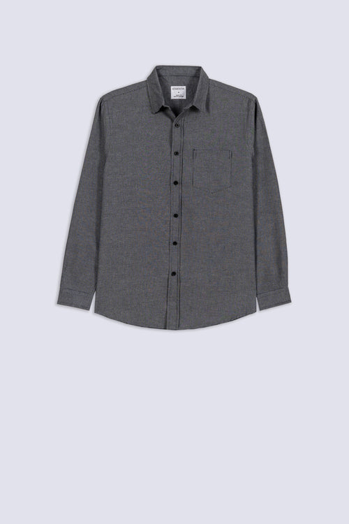 Men's Textured Weave Casual Shirt
