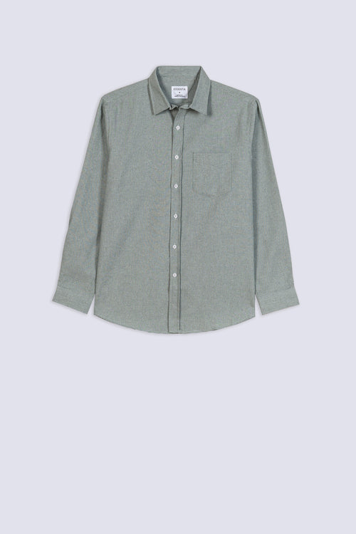 Men's Textured Weave Casual Shirt