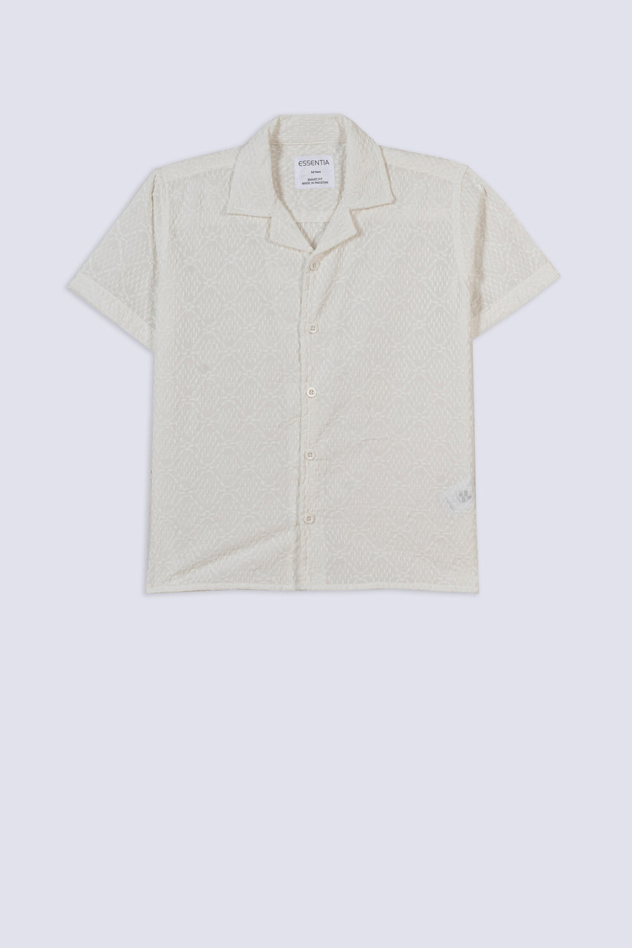 Boy's Embroidered Cuban Collar Shirt