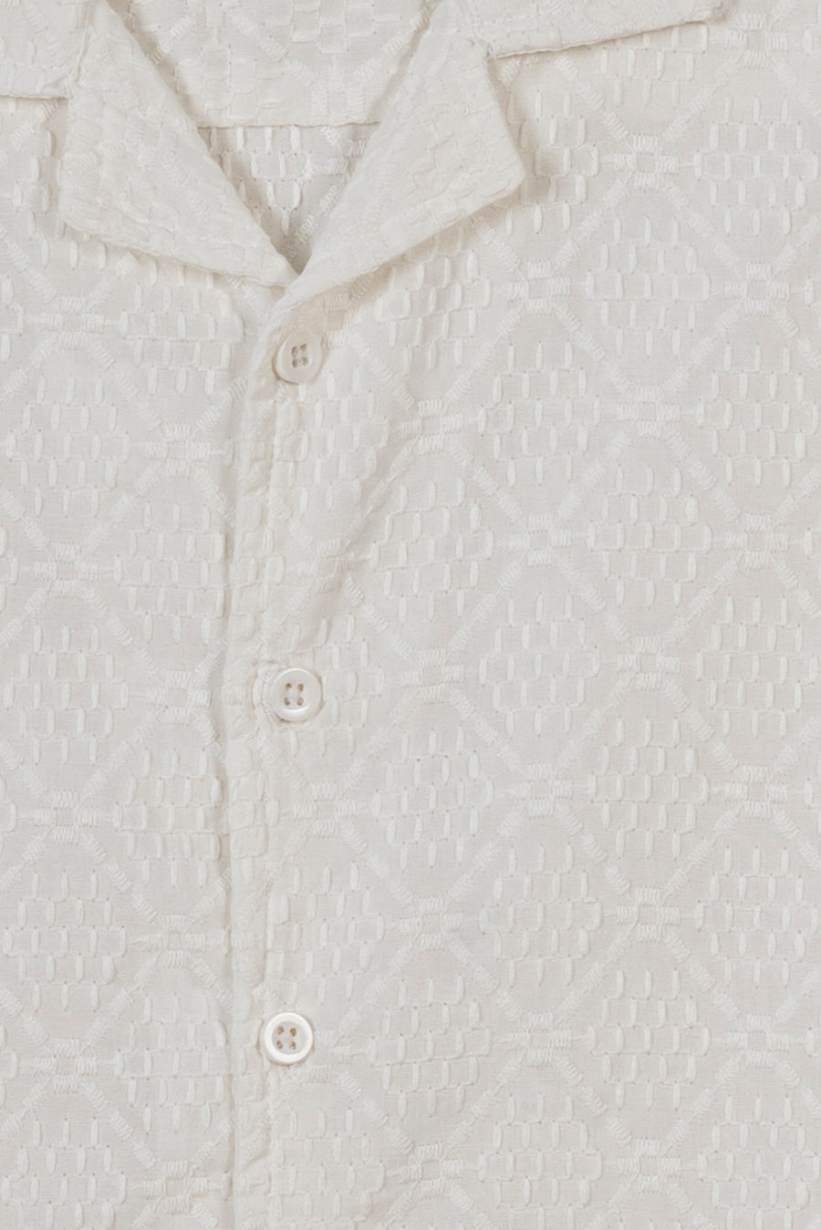 Boy's Embroidered Cuban Collar Shirt