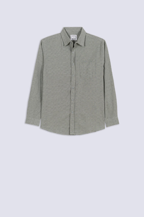 Men's Relaxed Linen Blend Casual Shirt