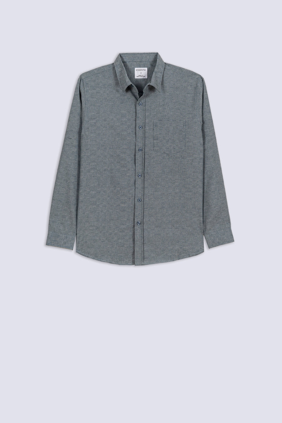 Men's Relaxed Linen Blend Casual Shirt
