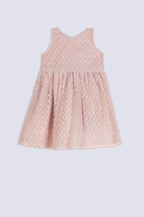 Girl's Pink Petal Party Dress