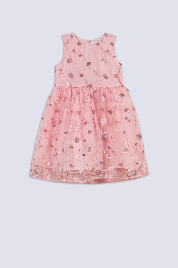 Girl's Fairy Garden Tulle Frock